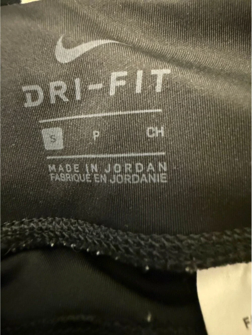 Nike Dri-FIT Women’s S Black Running Leggings Crop Mesh Calf Zip Pocket